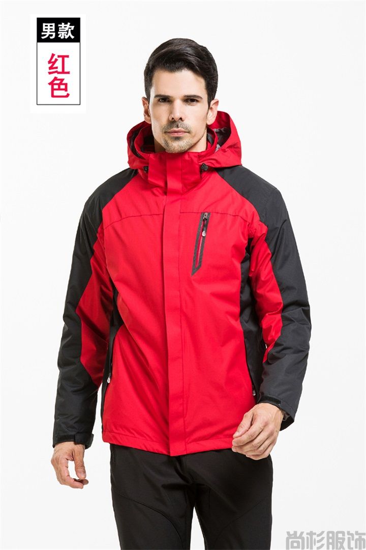 兩件套沖鋒衣男款黑色(圖7)